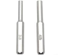 Kit de tournevis de réparation de console de jeu, 3,8 mm, 4,5 mm, tournevis magnétique avec manchons en alliage d'acier pour démontage SFC N64, outil argenté