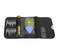 Kit de Tournevis de Réparation Électronique, Outils de Précision pour Téléphone, 12 Pièces Noir - Poignée en Alliage Aluminium, Rotation Flexible, Usage Polyvalent