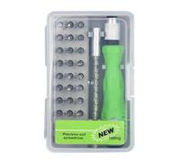 Kit de tournevis d'ordinateur, kit d'outils électroniques 32 en 1 réglable, ensemble de tournevis de bijoutier, pour téléphone portable, console de jeu, montre, lunettes, réparation électronique
