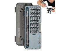 Kit de Tournevis Électrique - Outil de Précision 46-en-1 Rechargeable par USB et sans Fil,Set d'de Tournevis - Pour Reparations Maison Bureau Telephone Appareils Electroniques Camping-Car