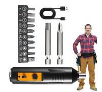 Kit de tournevis électriques - Tournevis électrique automatique - Jeu de tournevis avec 6 réglages de couple avec de tournevis pour vélo