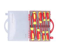 Kit de tournevis, ensemble d'outils de maintenance professionnels durables isolés par pression métrique pour électricien en alliage de chrome vanadium ABS 8 pièces