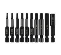 Kit de tournevis HEX innovant de la collection de dix pièces avec un magnétisme puissant pour une meilleure efficacité au travail