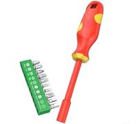Kit de tournevis isolé de qualité électrique approuvé VDE 1000 V avec embout magnétique et poignée ergonomique antidérapante