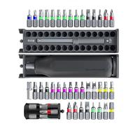 Kit de Tournevis Manuel avec Broche Magnétique et Boîte de Rangement Pop - Up, Kit D'outils de Réparation Manuelle pour Meubles, Ordinateur, Appareil Photo, Jouets, Appareils Ménagers (40 IN 1)