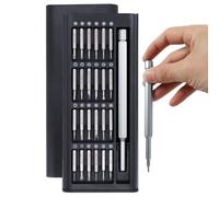 Kit de tournevis manuel multifonction 24 en 1, embouts magnétiques et boîte robuste, ensemble de tournevis de précision pour tablette, montre, ordinateur, électronique, réparation de lunettes