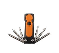 Kit de tournevis multifonction avec lampe de travail LED, kit d'outils de réparation 6 en 1 avec embouts PH0 PH2 SL3 SL5, lampe de poche arrière pour électr domestique