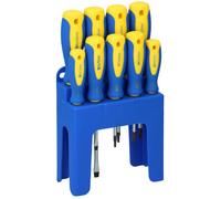 Kit de tournevis multifonctions - KINZO - 9 pièces - Non électrique