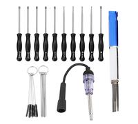 Kit de Tournevis pour Outil de RéGlage de Carburateur Testeur D'Allumage de Moteur plus Propre pour Moteur/de Carburateur À Alternatif Commun