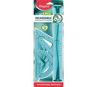 Kit De Traçage Incassable 4 Pièces Bleu TU