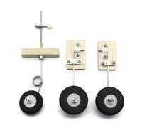 Kit De Train Atterrissage En Métal Avec Roues, Accessoire Pour Avion Su27 Kt, Modèle De Drone À Ailes Fixes, Bricolage Rc Réparation Pièce De Rechange-Générique