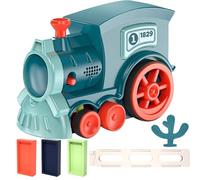 Kit de Train pour, Jeu d'empilage Automatique, Jouets ferroviaires avec lumière et Musique - pour et Filles de 3 à 12 Ans, pour Le Sol, Noël et Anniversaire