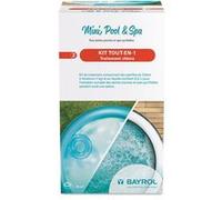 BAYROL Mini Pool-Kit Tout-en-1 Traitement Chlore - Pastilles de Chlore 5 Fonctions + Liquide clarifiant - Entretien Piscine Durant Toute Une Saison