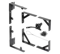 Kit de trame anti-SAG Kit-cadres Kit Gates Corner, Gatee pour clôture en bois | Corneaux de verrouillage du support Installation facile pour les portes des hangar de l'allée, portes Cornerr Brace