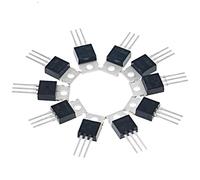 Kit De Transistors À Effet De Champ Mosfet, 50 Pièces, 10 Valeurs TO-220, IRF3205 IRF640 IRF740 IRF830 IRF840 IRF530 IRF630 IRF820 IRFZ44 IRF9540(50pcs 10Value Mix)