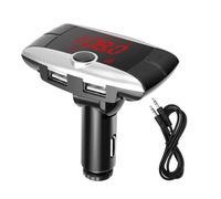 Kit De Transmetteur Fm Sans Fil,Carte Mp3,Bluetooth 5.0,Grand Écran,Lecteur Mp3,Adaptateur Radio,Chargeur Double Usb,Bt01 - Type Bt01