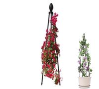 Kit de treillis de plantes de jardin - Treillis obélisque avec noyau en métal | Treillis pour plantes d'extérieur, treillis pour plantes grimpantes en tour, tuteur pour vignes, support de fleurs en