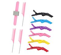 Kit de tressage de cheveux magnétique poignet épingle à rat queue peigne section clips accessoires pour tresser et coiffer