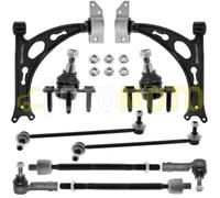 KIT DE TRIANGLES VW GOLF 5 6 V VI TRIANGLE BRAS DE SUSPENSION ROTULE BIELLETTE BARRE STAB 10 PCS