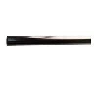 Kit de Tringle à Rideau en Fer Ø 20 mm pour Intérieur en Plusieurs Couleurs, Embouts, Anneaux et Supports, Ouverture à Tirer (Seulement Barre de 300CM, Noir)