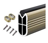 Kit de tringle de placard en laiton avec support de garde-robe mural, cintre à vêtements robuste, organisateur pour barre à vêtements ovale en métal et aluminium, ensemble de brides inclus (taille :