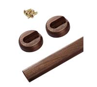 Kit de tringle de placard réglable en bois de 110 cm pour chambre à coucher, bureau et placard. Solution d'intimité polyvalente pour un rangement organisé et une décoration élégante