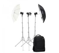 Godox Kit flash AD100 Pro – 3 flashs TTL avec sac à dos noir