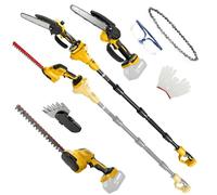 Kit de tronçonneuse et taille-haie 6 en 1 de 20 cm pour batteries DeWalt 20 V (sans batterie)