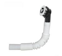 Kit de trop-plein rond - Tube de trop-plein réglable pour évier de cuisine et salle de bain avec interface circulaire, kit de vidage d'évier de cuisine