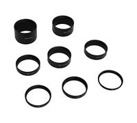 Kit de Tube D'extension Astronomique M48X0.75, Kit de Tube D'extension de Mise au Point pour Appareils Photo et Oculaires Hauteur 3 Mm 5 Mm 7 Mm 10 Mm 12 Mm 15 Mm 20 Mm 30 Mm,