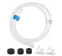 Kit de tube distributeur de savon sous le comptoir, ensemble de tuyau de robinet de 119,4 cm, ligne d'extension de pompe rechargeable, assemblage d'aspiration d'évier de cuisine avec clapet