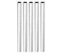 Kit de tube en aluminium 5pcs | 10 mm id 12 mm OD Sleeve d'arbre droit continu | Pièces d'assemblage de support structurel/rotation du robot | Longueur de 150 mm 6100-1012 -