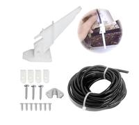 Kit de Tube Pitot pour Compteur de Vitesse pour Bateau Marin, Assemblage Pitot Universel Automatique jusqu'à 80 MPH, Comprend Un Tube en PVC de 20 Pieds