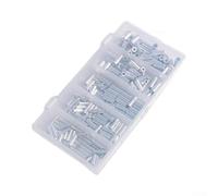 Kit de tubes de pêche en aluminium pour la fabrication de bas de ligne et la protection de ligne - Émerillons et boutons-pression antirouille - Accessoire pour installation simple ou double fil (250