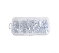 Kit de tubes de pêche en aluminium pour la fabrication de bas de ligne et la protection de ligne - Émerillons et boutons-pression antirouille - Accessoire pour installation simple ou double fil (300