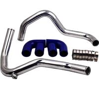 Kit de tubes Intercooler, 57 mm de diamètre, montage frontal, construction en aluminium durable