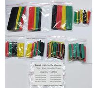 Kit de tubes thermorétractables isolants avec 280/560/580 pièces pour besoins de câblage électrique avec résistance diélectrique de 15 KV/mm (164 pièces)