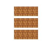 Kit tuiles de plancher en acacia 30 x 30 cm 30 pcs