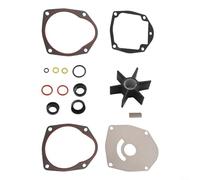 Kit de turbine de pompe à eau pour Mercruiser pour Alpha One Gen 2 avec joints joints, clé pour Mercury pour moteurs Sterndrive hors-bord Mariner remplace Oe 8m0100526 Construction facile à installer