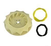 Kit de turbine de soufflage, 1 jeu adapté pour les modèles 570BTS 53606021 et EBZ7500, construction en plastique, remplacement facile sans outil, performance de flux d'air améliorée, pour jardin et