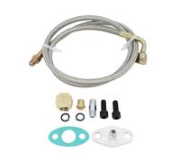 kit de turbocompresseur Kit de raccords vidange d'huile/eau pour turbocompresseurs T3 T4 T60 T61 T70 1/8 Pnt, 90 degrés, 41 pouces
