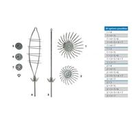 Kit de turluttes Ragot squid jig Argenté TU
