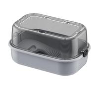 Kit de Turtle Terrarium Kit de démarrage pour aquariums complets, zone multifonctionnelle, habitat à couper le souffle, échappement inférieur, phase de bask pour petits reptiles