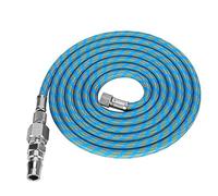 Kit de tuyau d'air pour aérographe Fydun en nylon, bleu, avec raccords de tuyau à connexion rapide, pour compresseur d'air et pistolet de pulvérisation, longueur totale de 6,2 pieds, contient 1 kit