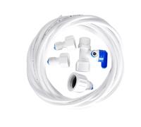Kit de tuyau d'alimentation en eau pour réfrigérateurs et machines à glaçons - Ensemble de raccordement universel pour tuyau d'eau