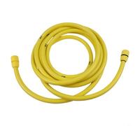 Kit de tuyau d'arrivée d'eau jaune 2 m/6 m 5 points de lavage de voiture de