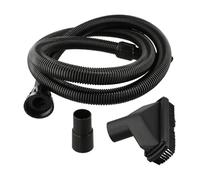 Kit de tuyau d'aspirateur de 2,5 m avec adaptateur et buse étroite en noir, accessoires de tuyau de rechange compatibles avec les aspirateurs Numatic Henry, James, Harry et Basil, idéal pour les