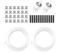 Kit de tuyau de carburant de rechange pour chauffage diesel de 5 mètres de long avec deux filtres en ligne, colliers de serrage et tuyaux pour une utilisation avec les chauffages de stationnement de 2