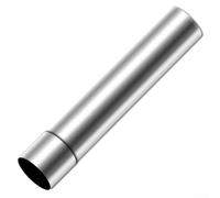 Kit de tuyau de cheminée en acier inoxydable pour poêle - Diamètre : 7-10 cm - 0,2-0,5 m (8 mm - 20 cm)