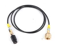 Kit de tuyau de CO2 SustVita avec tuyau de 1,5 mètre, fonctionne comme un grand adaptateur de réservoir de CO2 pour les vannes CGA320, conçu pour la carbonatation des boissons à